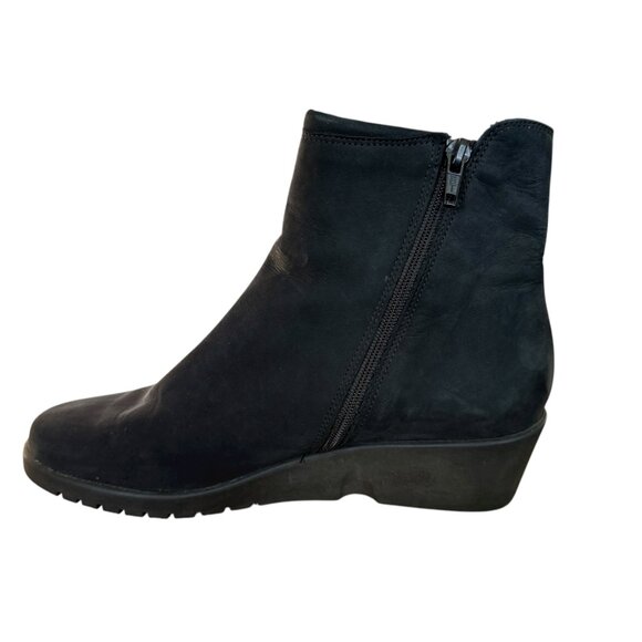 Zante women's black side zip ankle booties boots - Picture 3 of 9